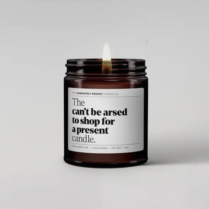 Can’t Be Arsed Candle