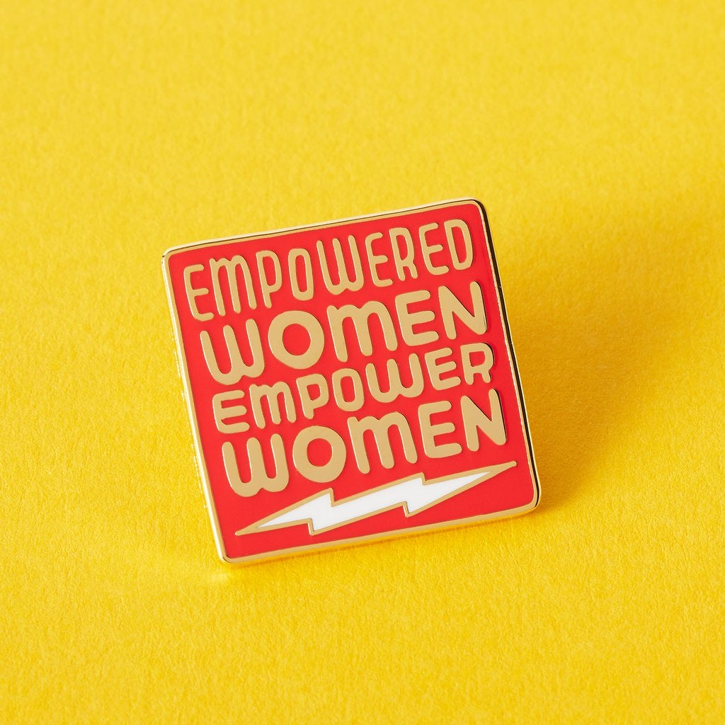 Empowered Women Enamel Pin