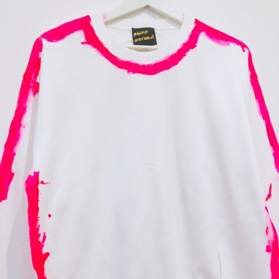 Neon Pink Outline Sweatshirt