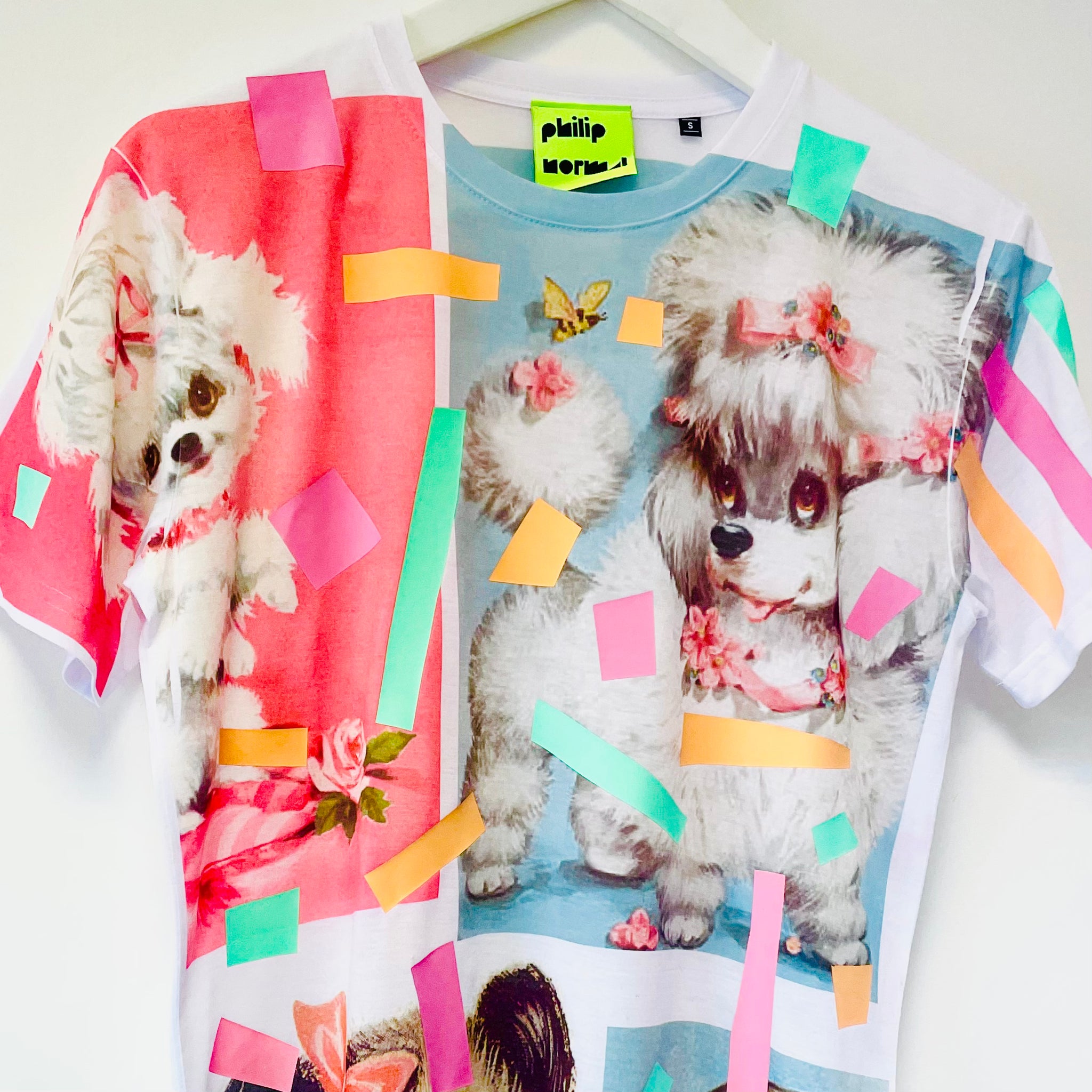 Vintage Puppy Collage T-Shirt