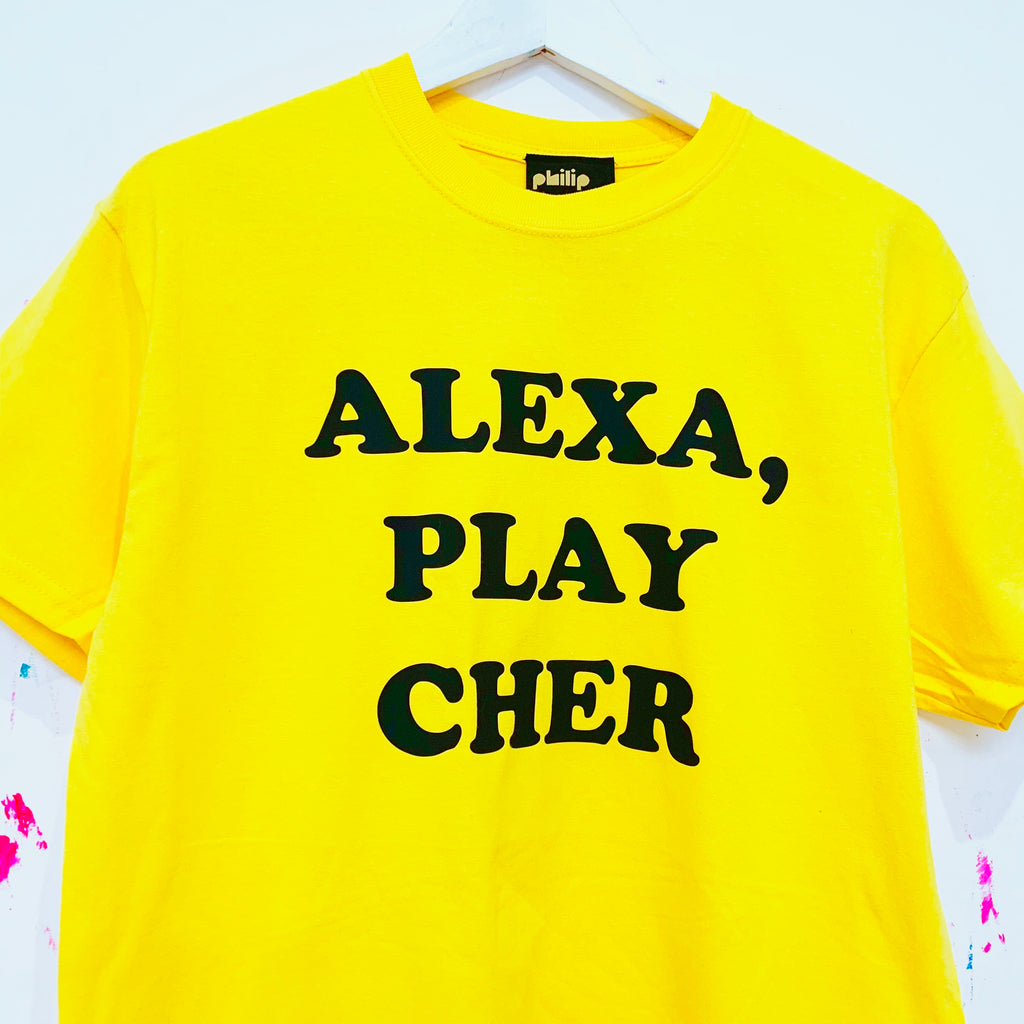 Alexa, Play Cher T-Shirt Yellow