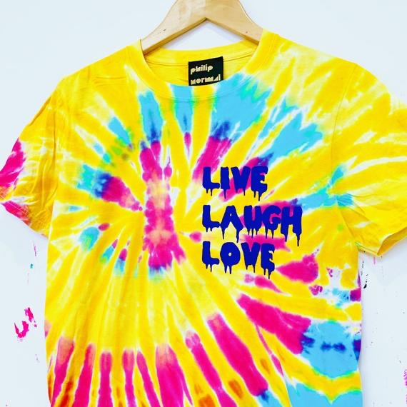 Live Laugh Love Tie Dye T-Shirt