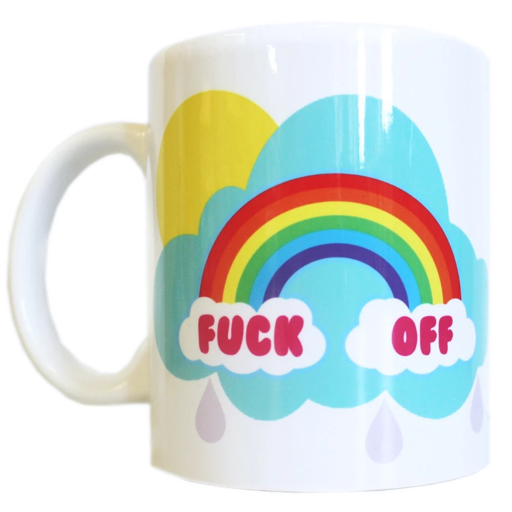FUCK OFF Rainbow Mug