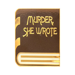 Murder She Wrote Enamel Pin