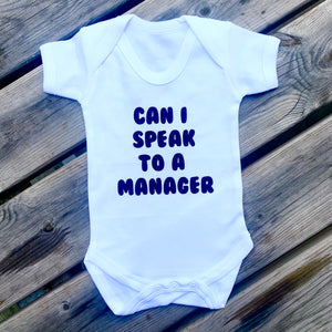 Manager Baby Grow