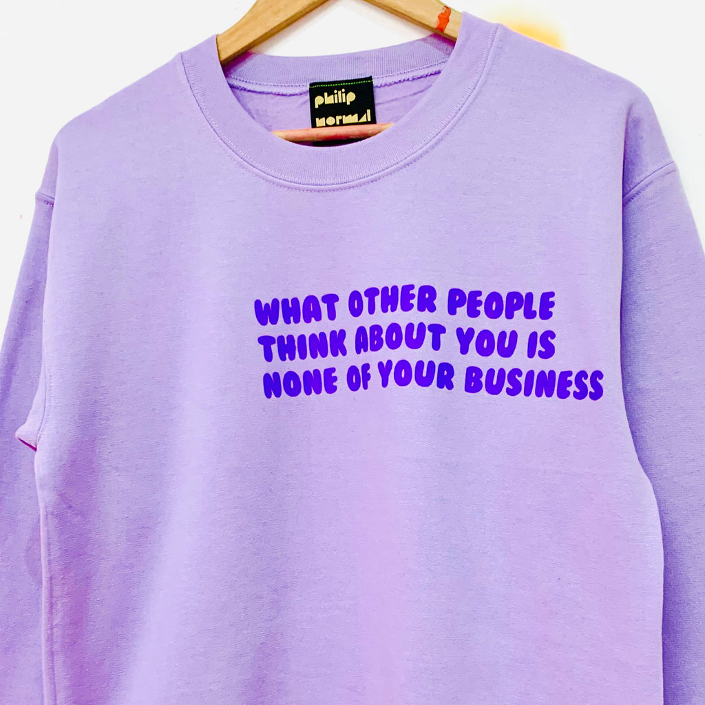Other People Sweatshirt - Purple
