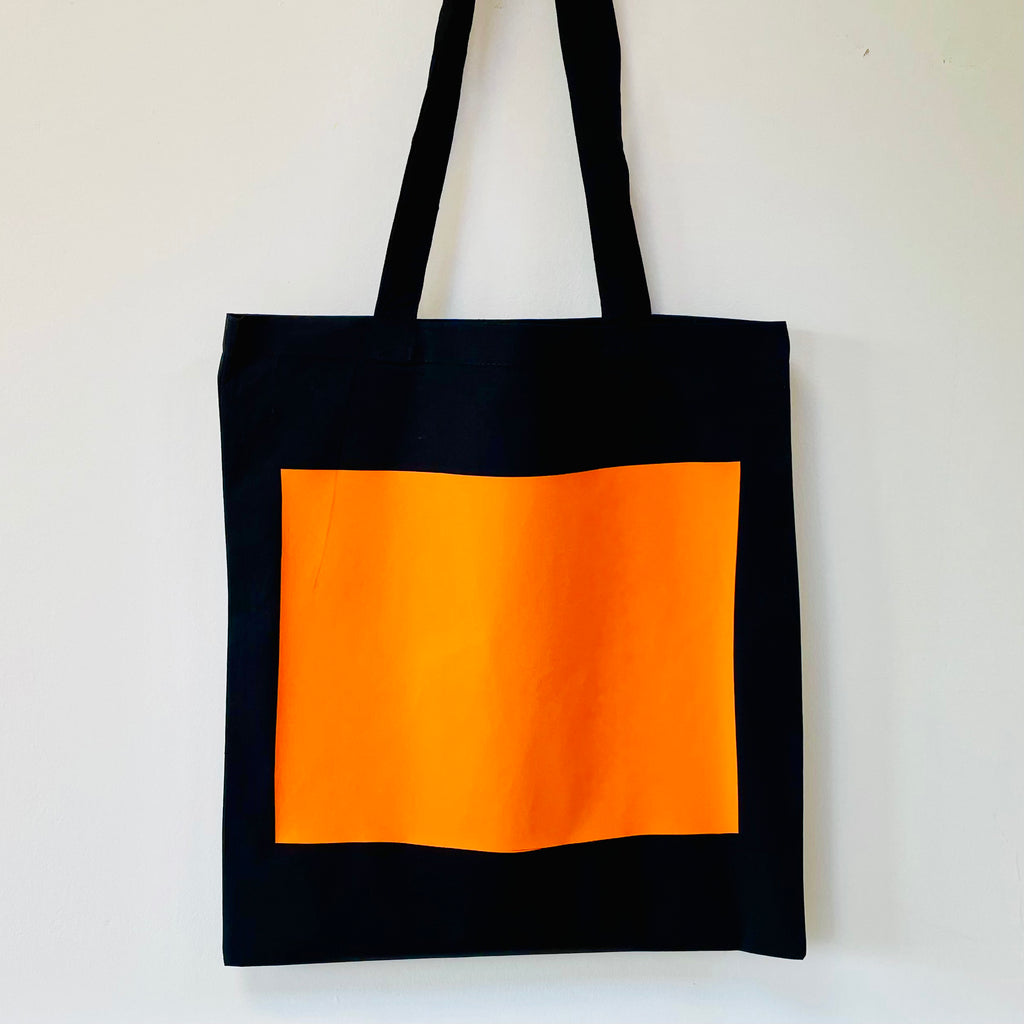 Orange Block Tote bag
