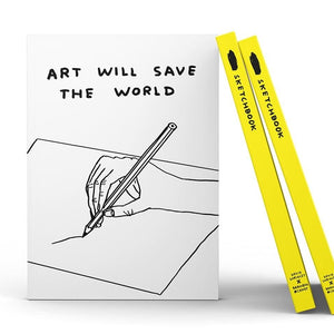 Art will save the world Sketchbook by David Shrigley