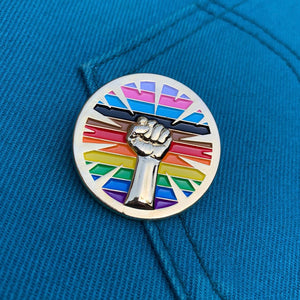 Pride Flag Resist Enamel Pin