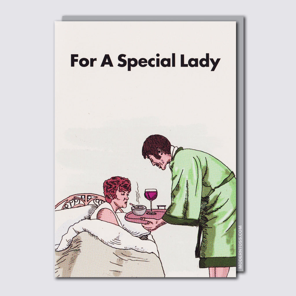FOR A SPECIAL LADY GREETINGS CARD