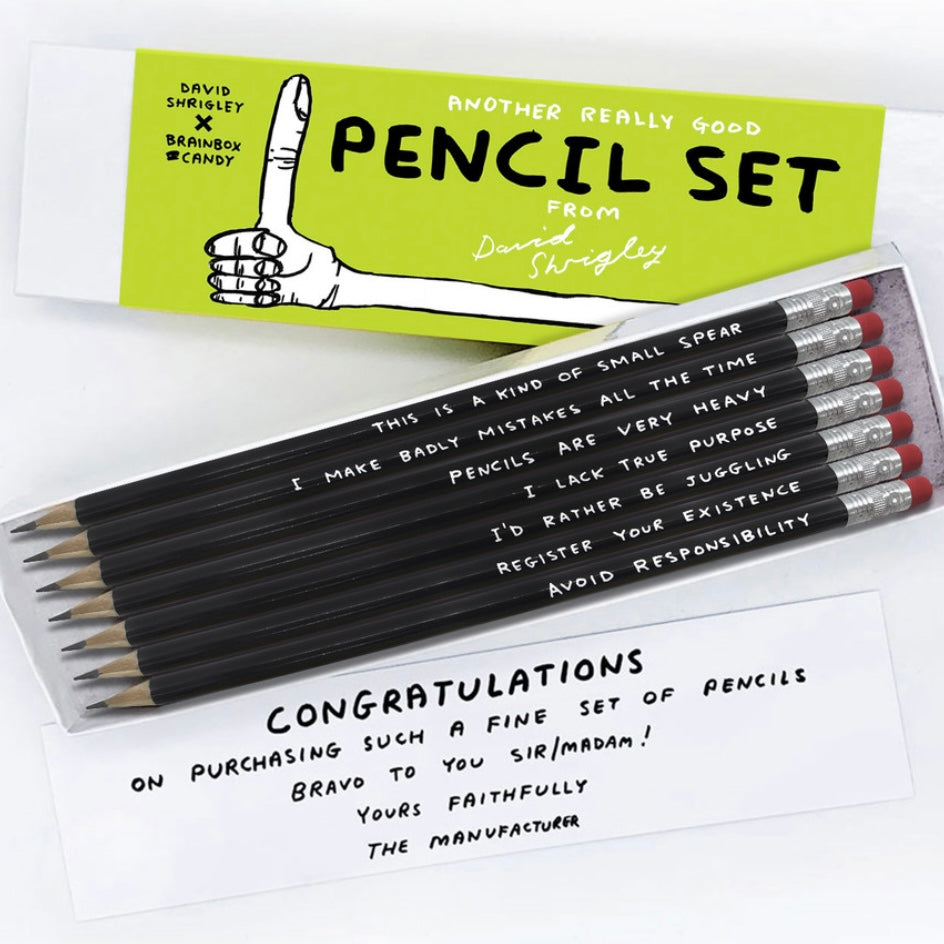 David Shrigley Pencil set 2