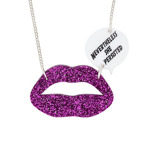 SALE - Nevertheless She Persisted Necklace - TATTY DEVINE