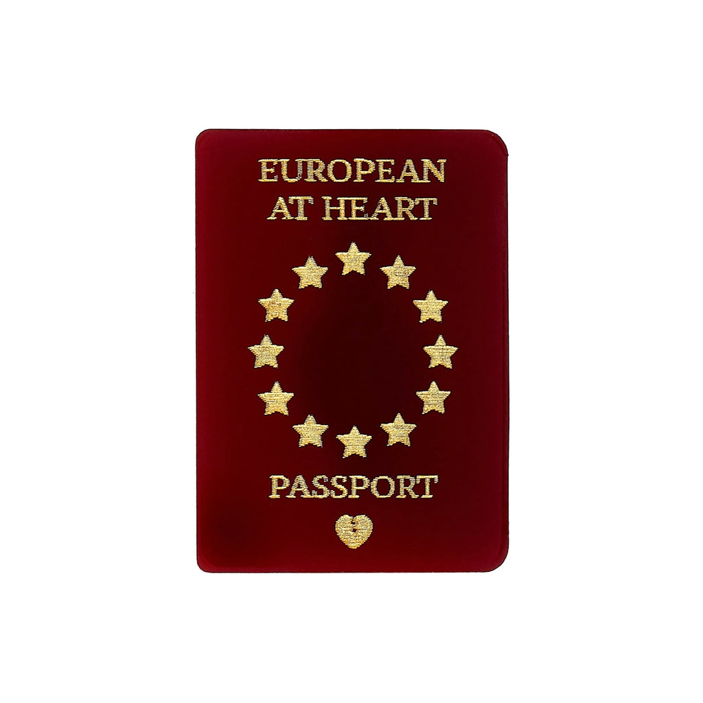 SALE - EU Passport Brooch