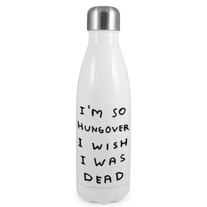 David Shrigley Hungover Thermal Water Bottle