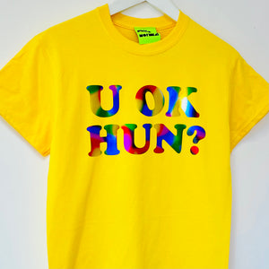 U OK HUN? T-Shirt - Yellow