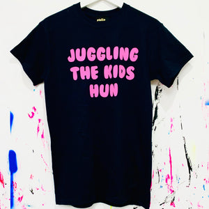 Juggling The Kids Hun T-Shirt