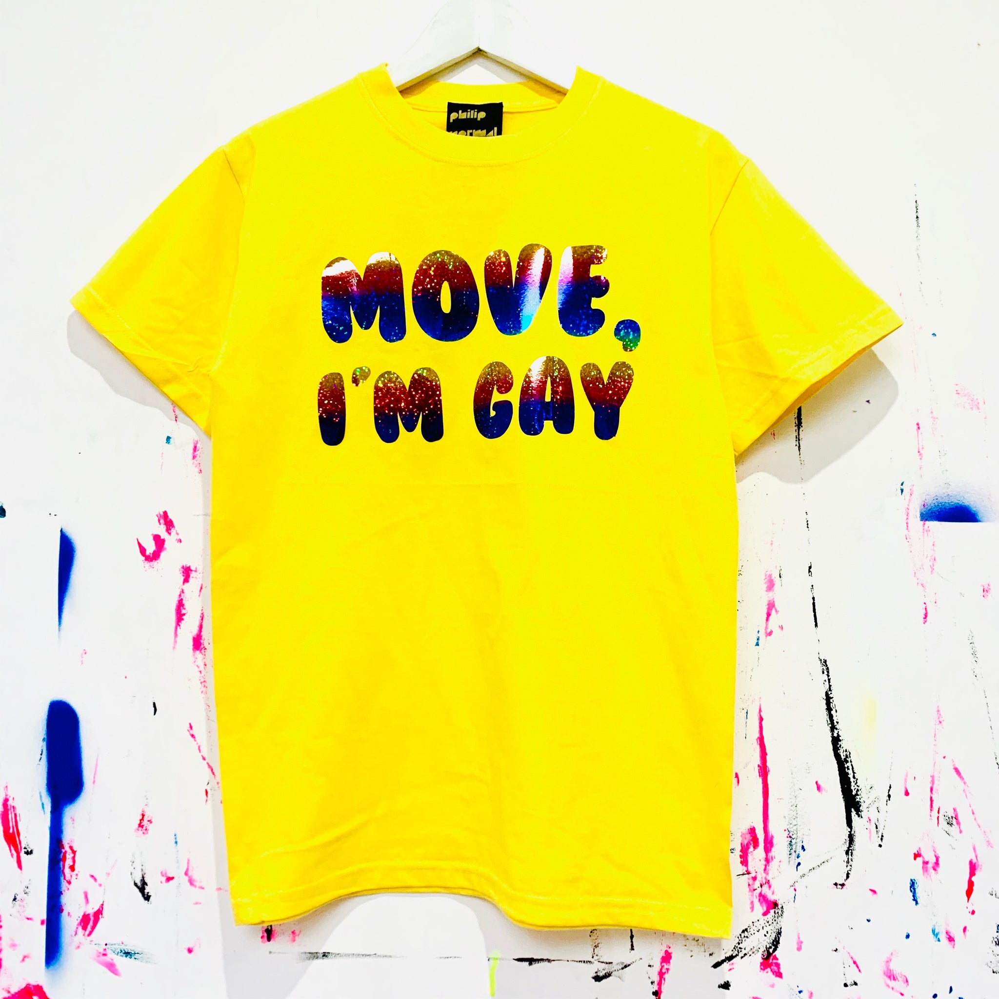 Move I’m Gay T-Shirt - Yellow
