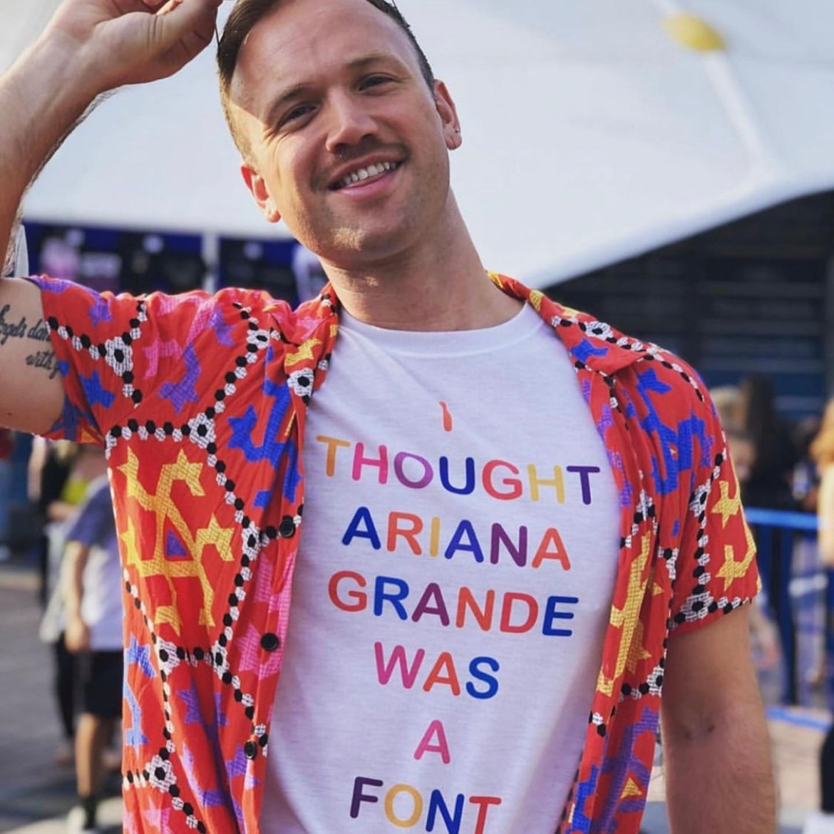 I THOUGHT ARIANA GRANDE WAS A FONT T-Shirt