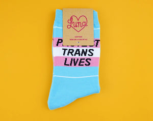 Protect Trans Lives Socks