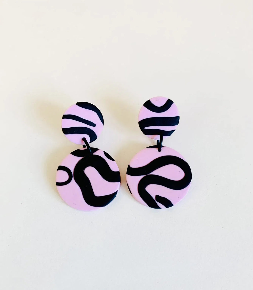 Octopussy Earrings - Pink