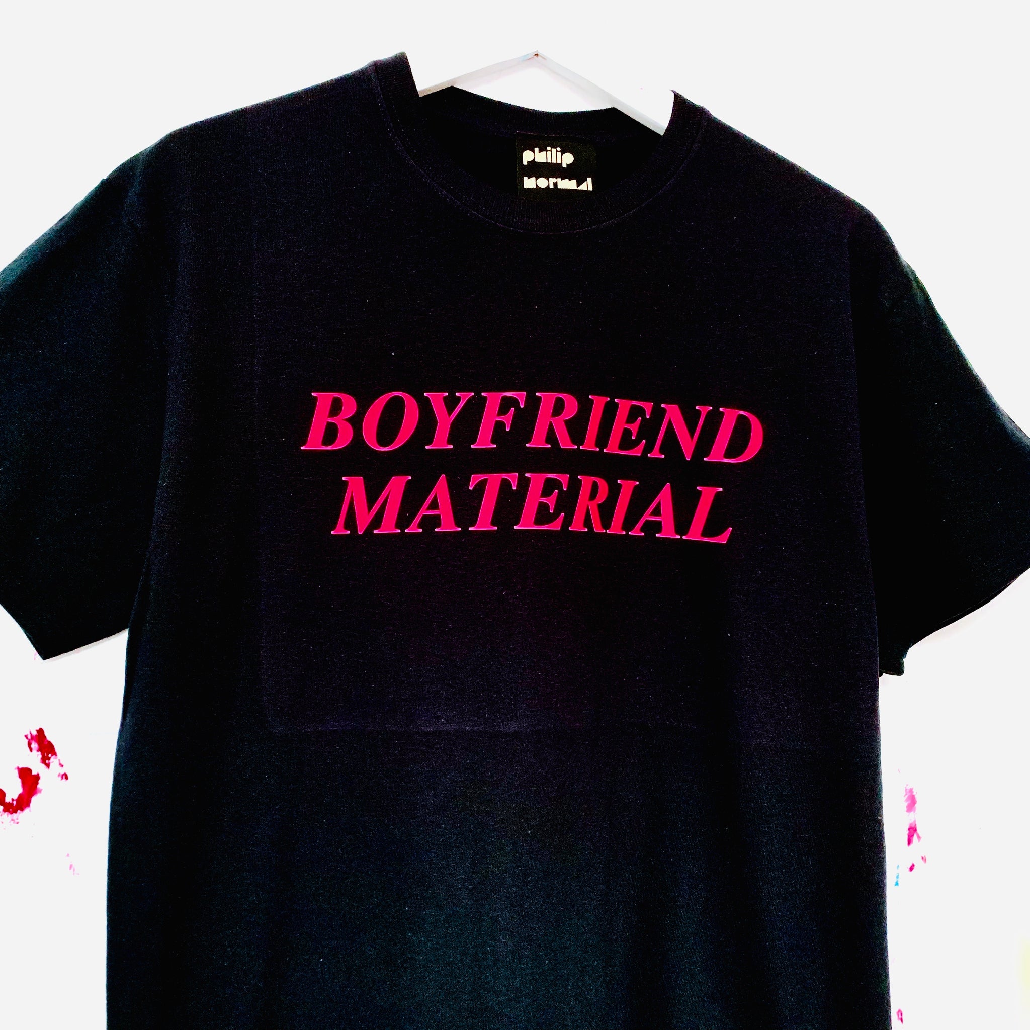 BOYFRIEND MATERIAL T-Shirt – Philip Normal