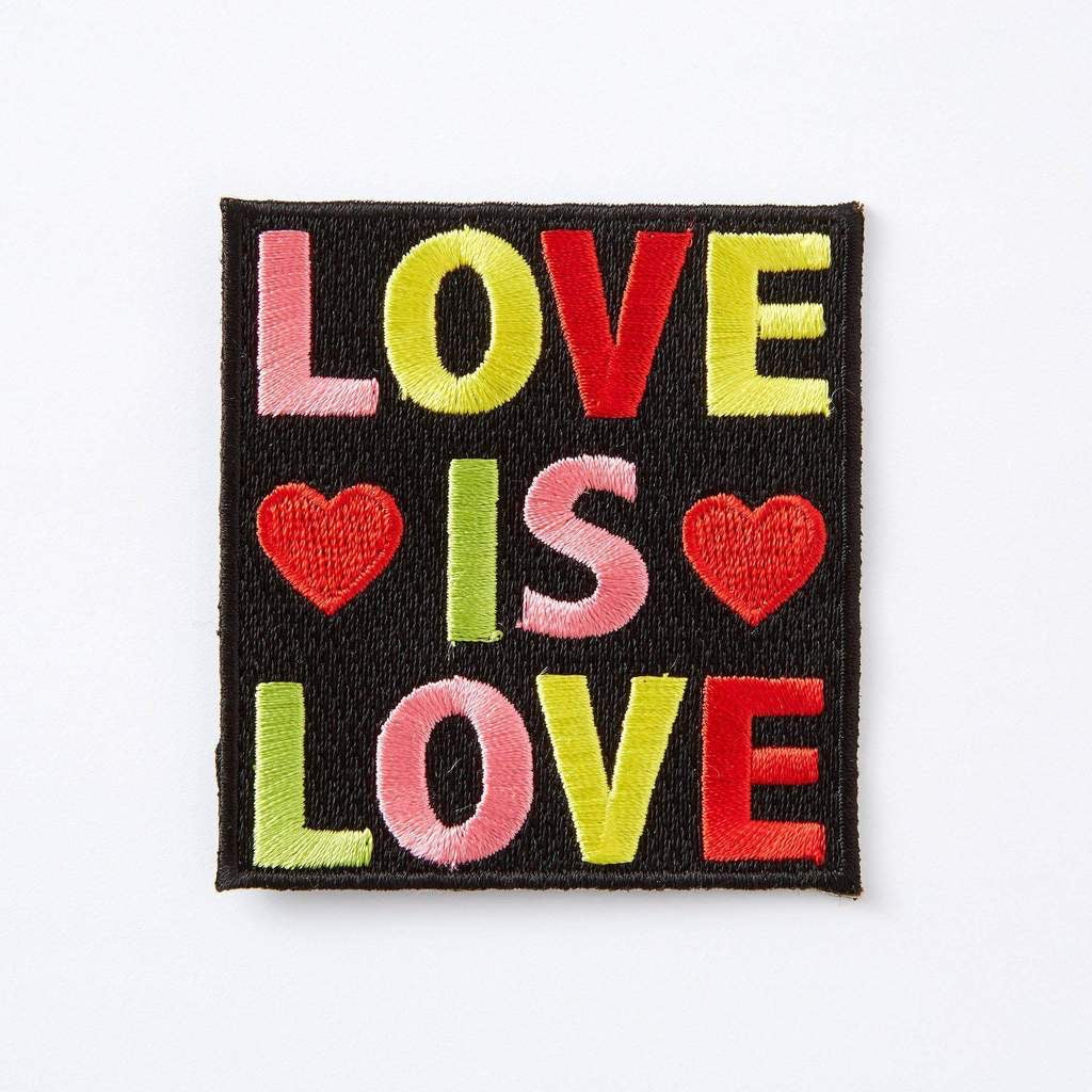 LOVE IS LOVE Embroidered Patch