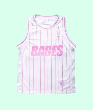 BABES Pink Basketball Vest