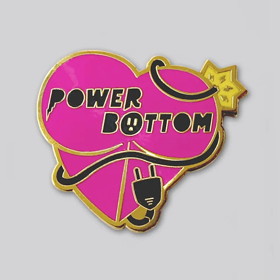 Power Bottom Enamel Pin